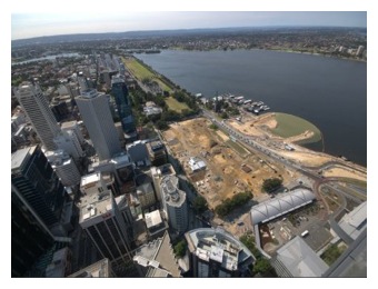 Elizabeth-Quay-Timelapse,-aerial-view-from-west-8-November-2013